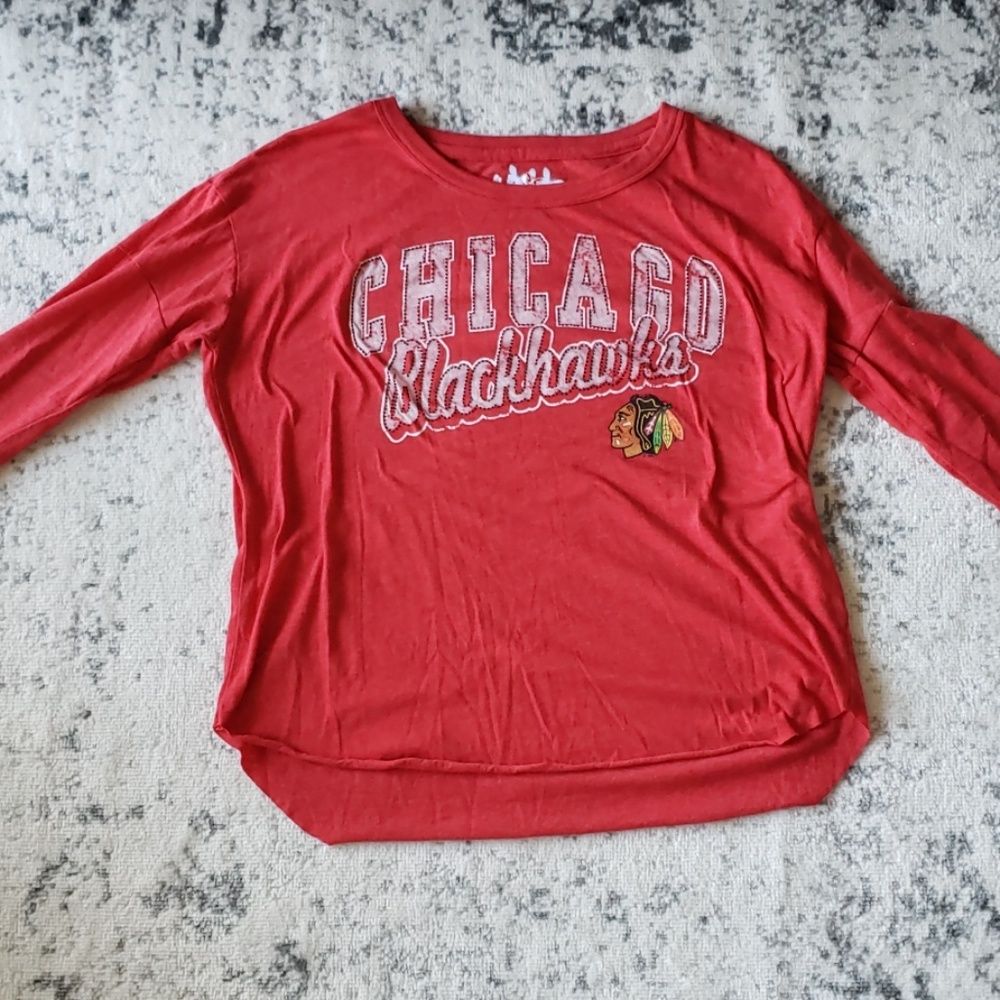 Chicago Blackhawks 3/4 Sleeve Tee
